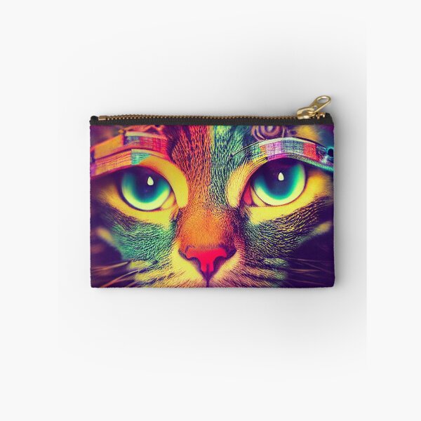 Item preview, Psychedelic cat designed and sold by KreaKat.