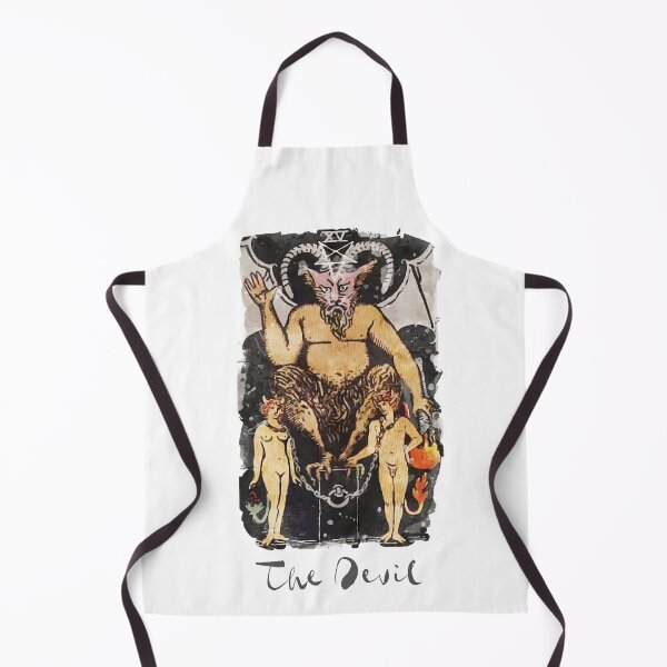 Item preview, The Devil Major Arcana RWS Tarot Card Painting designed and sold by ApolloTarot.