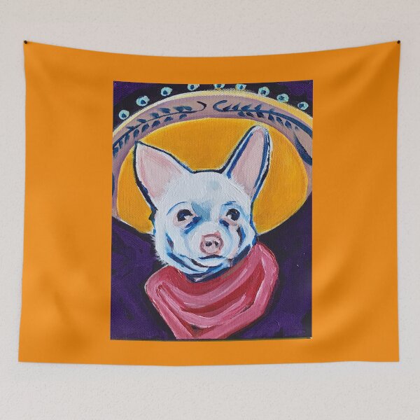 Item preview, Poncho The White Chihuahua designed and sold by TinaSalazar.