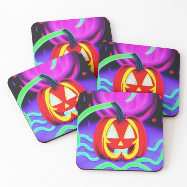 Item preview, Retro Neon Pumpkin designed and sold by Glow4Gold.