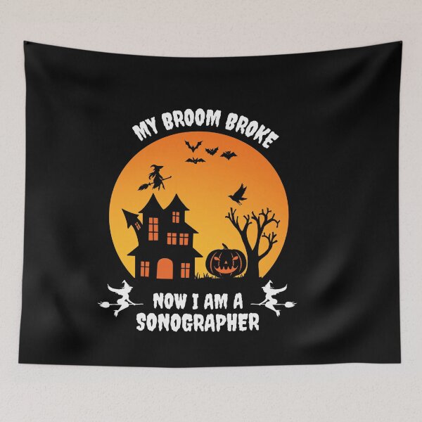 Item preview, My Broom Broke Now I am a Sonographer designed and sold by Pixelish.