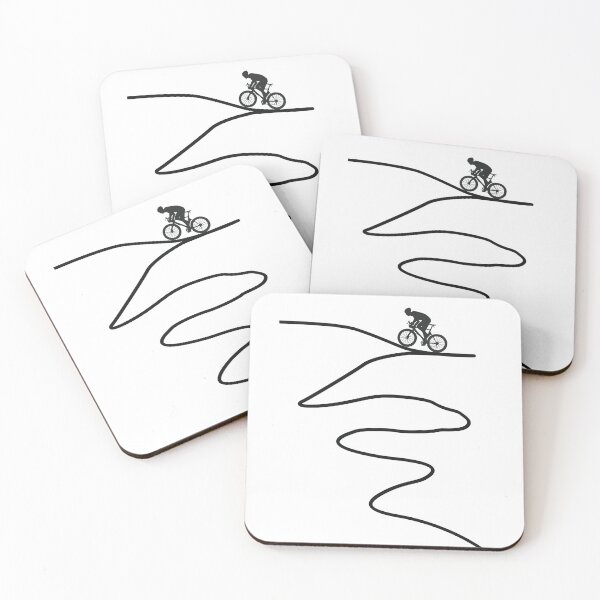Item preview, Cycling Line Art (black) designed and sold by Anup  K.