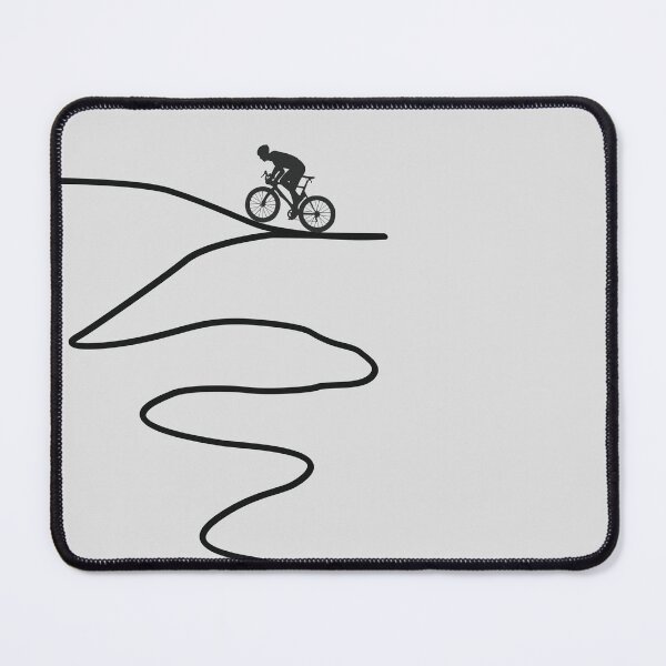 Item preview, Cycling Line Art (black) designed and sold by Anup K.