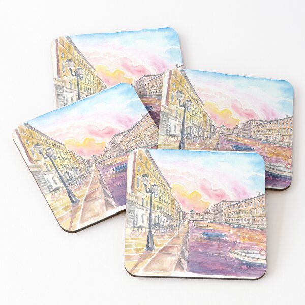 Item preview, Canal Grande in Trieste Italy at Sunset designed and sold by artshop77.