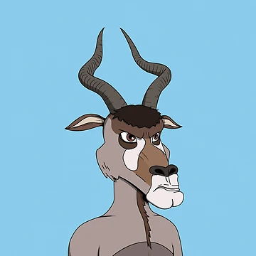 Artwork thumbnail, Grumpy Addax by GrumpyAddax