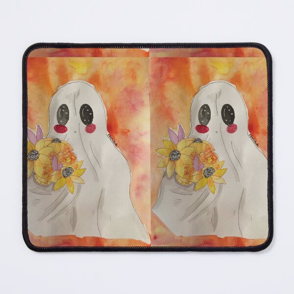 Item preview, Ghost With Fall Flowers designed and sold by Bre-Bug-242.