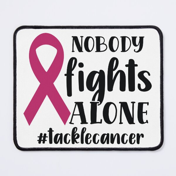 Item preview, Breast Cancer Survivor.  Nobody fights alone.  #tacklecancer designed and sold by Deano's Designs.