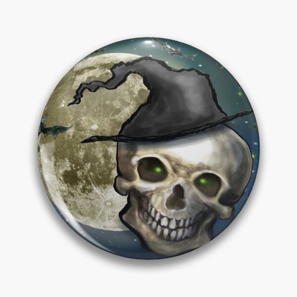 Item preview, Witchy Skull designed and sold by Kevin Middleton.