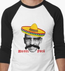 Michel Foucault el mexicano Men's Baseball ¾ T-Shirt