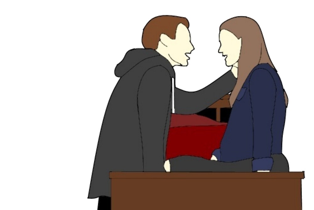 "Zoe and Evan Dear Evan Hansen" by Mollie MacIlveen Redbubble