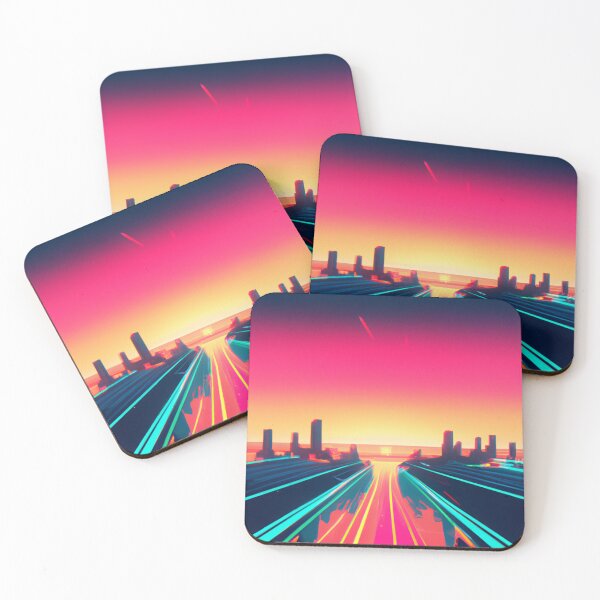 Item preview, Synthwave highway designed and sold by SJG-digital.