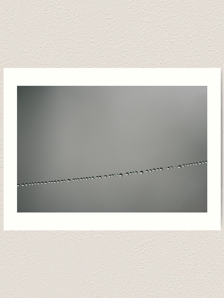 Alternate view of Morning Pearls Art Print