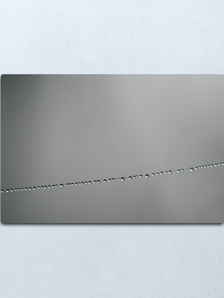 Alternate view of Morning Pearls Metal Print