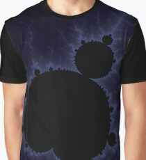 Fractal Light - Blue Mandelbrot Graphic T-Shirt