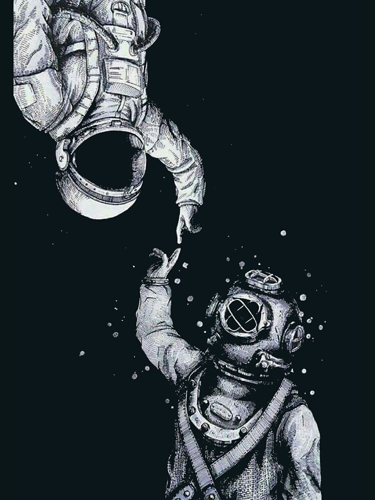 Astronaut and Diver - Last Frontiers by dru1138