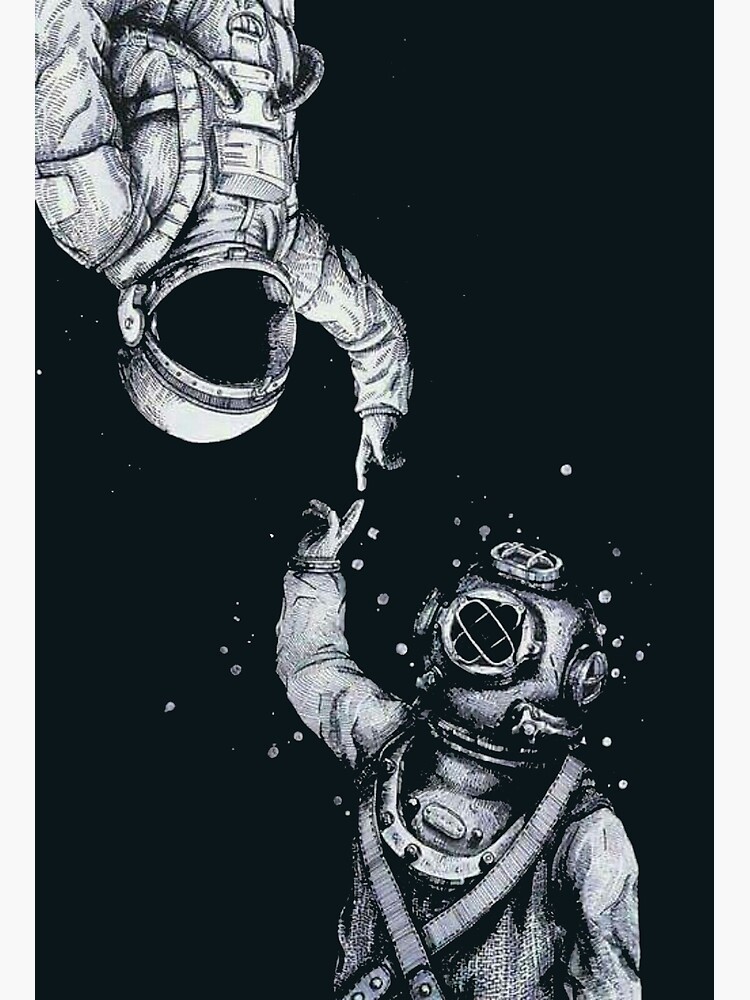 Astronaut and Diver - Last Frontiers by dru1138