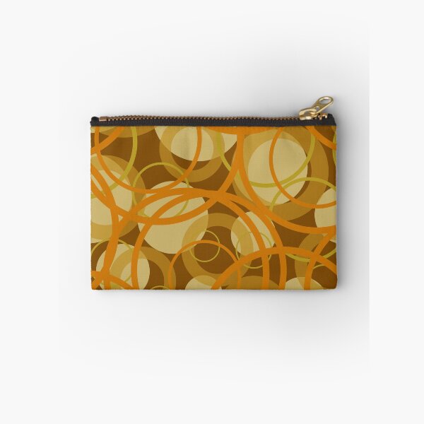 Aperçu de l'œuvre Graphique Bulles Anneaux Cercles Motif - Jaune Orange Marron créée et vendue par Graphic-Color.