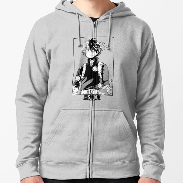 Todoroki Shōto Veste zippée à capuche