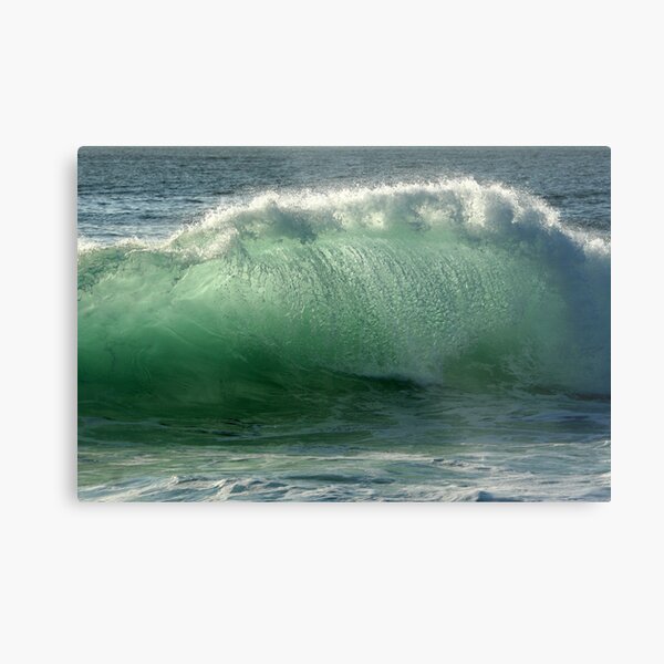 Backlit Wave Metal Print