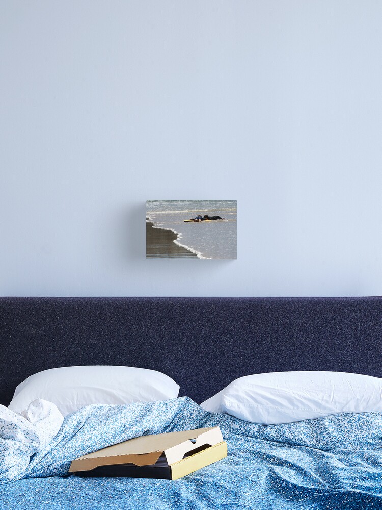 Thumbnail 2 of 3, Canvas Print, Flat out! designed and sold by theoddshot.