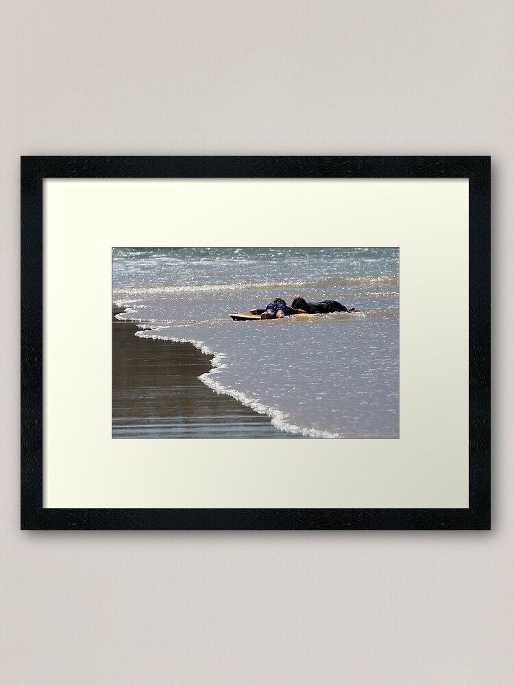 Alternate view of Flat out! Framed Art Print
