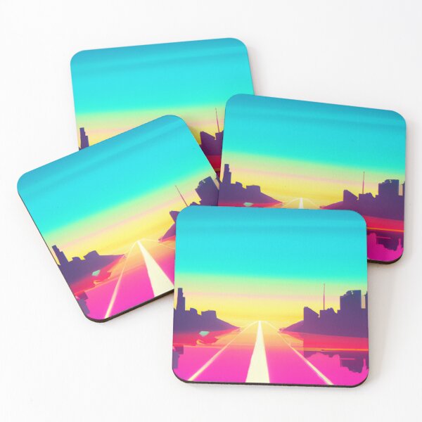 Item preview,  Synthwave highway 2 designed and sold by SJG-digital.
