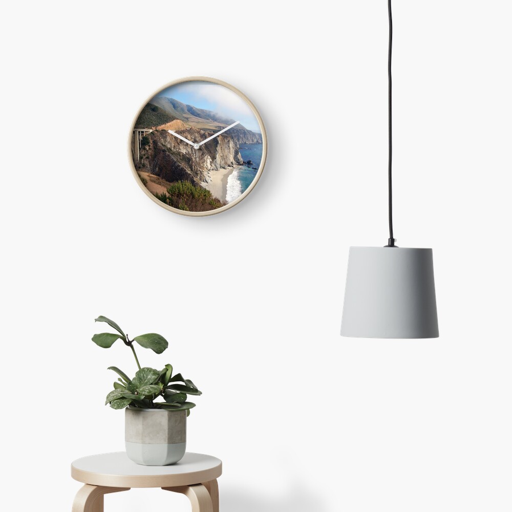 Coastal Fog Lifting Clock