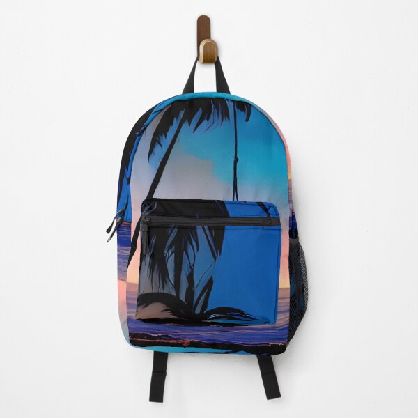 Item preview, coconut tree beach side, nature painting #13 designed and sold by supeart.