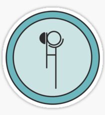 hippo campus blue Sticker