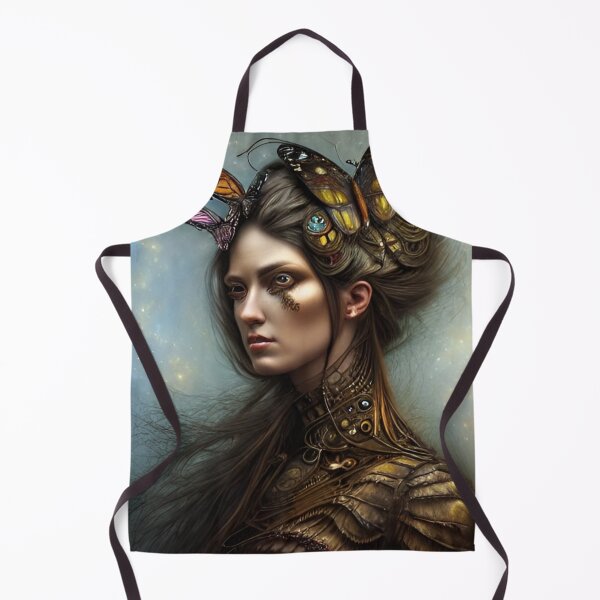 Aperçu de l'œuvre Femme style steampunk aux papillons créée et vendue par Urbansteam21.