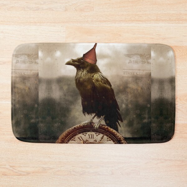 Item preview, Steampunk Vintage Raven bird corvid crow designed and sold by HaggisVitae.