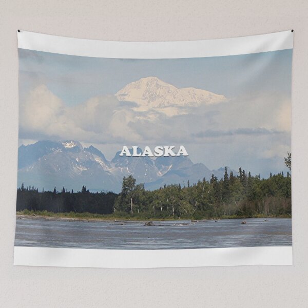 Item preview, Alaska: Denali, forest, river, mountains, USA 3 designed and sold by FranWest.