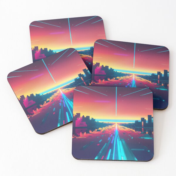 Item preview, Synthwave highway 3  designed and sold by SJG-digital.