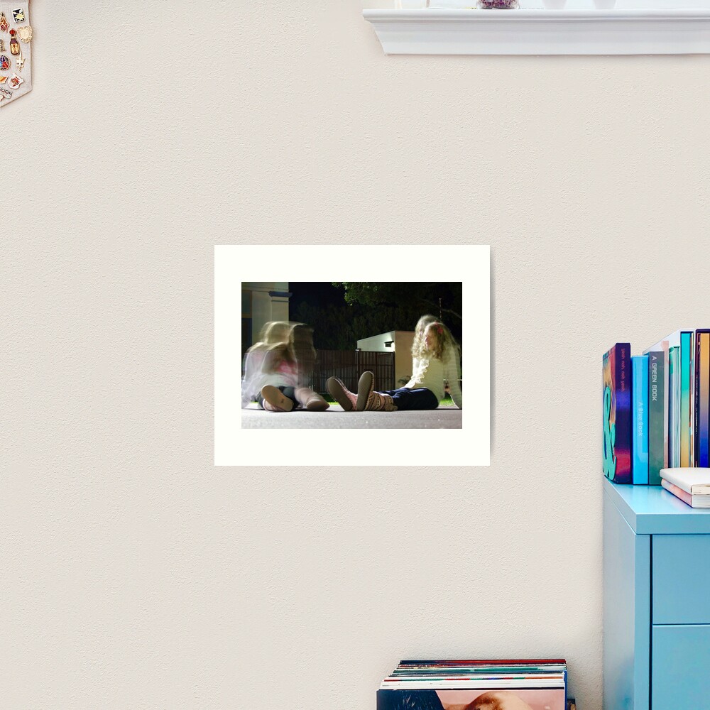 Girl Talk Art Print