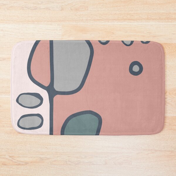 Item preview, Minimalist Pink and Gray Abstract Design designed and sold by NancyMerkle.