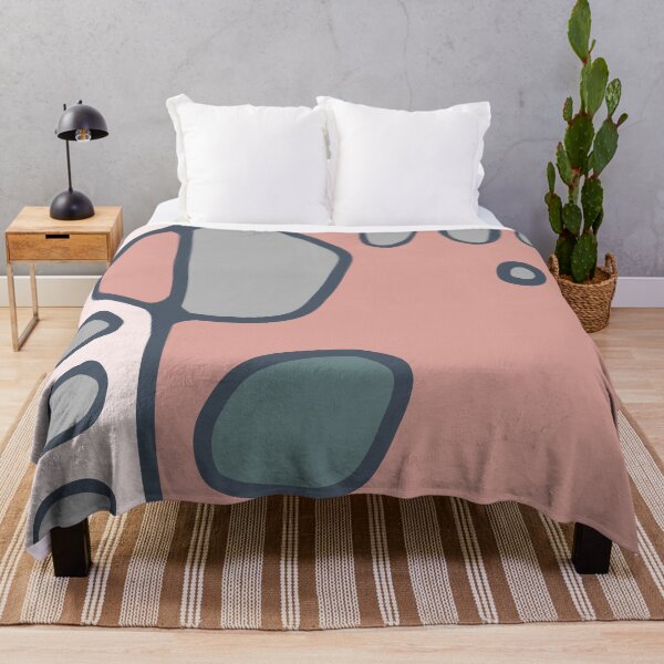 Item preview, Minimalist Pink and Gray Abstract Design designed and sold by NancyMerkle.