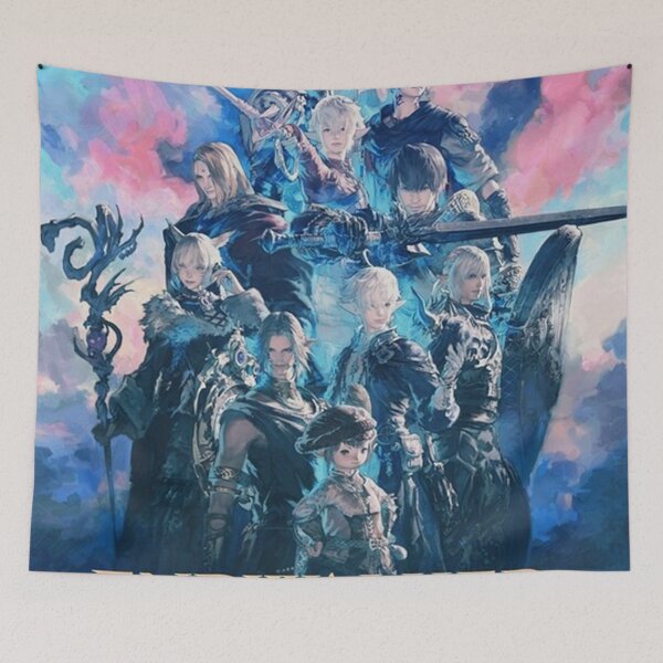 Item preview, Final Fantasy XIV Endwalker Poster designed and sold by Cluretrinity.
