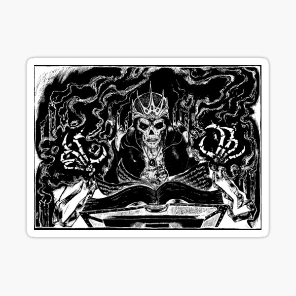 The Lich Reads! Sticker