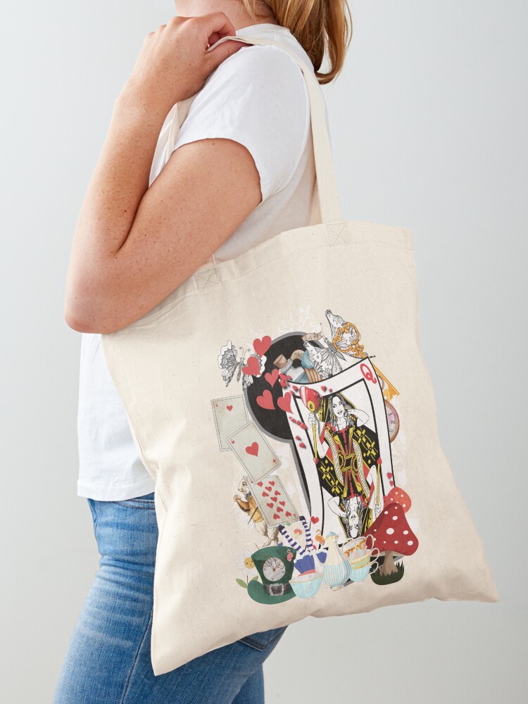 Alice in Wonderland The Queen of Hearts' Eco-Friendly Tote Bag