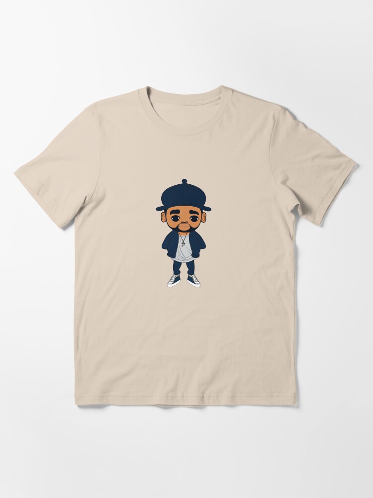 Hiphop tiny rapper with cap and white shirt