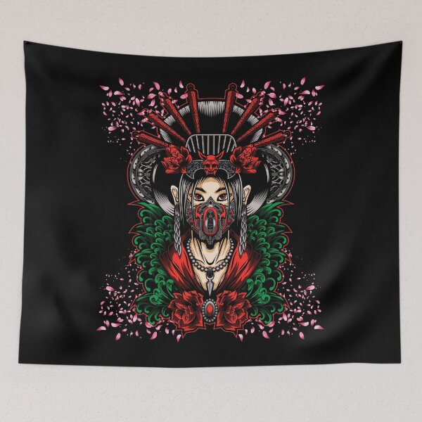 Item preview, Japanese Dark Mask Geisha  designed and sold by TajfunX.