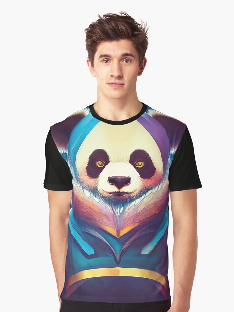 Thumbnail 1 of 5, Graphic T-Shirt, Polar Panda Gaming Bear designed and sold by guidonr1.