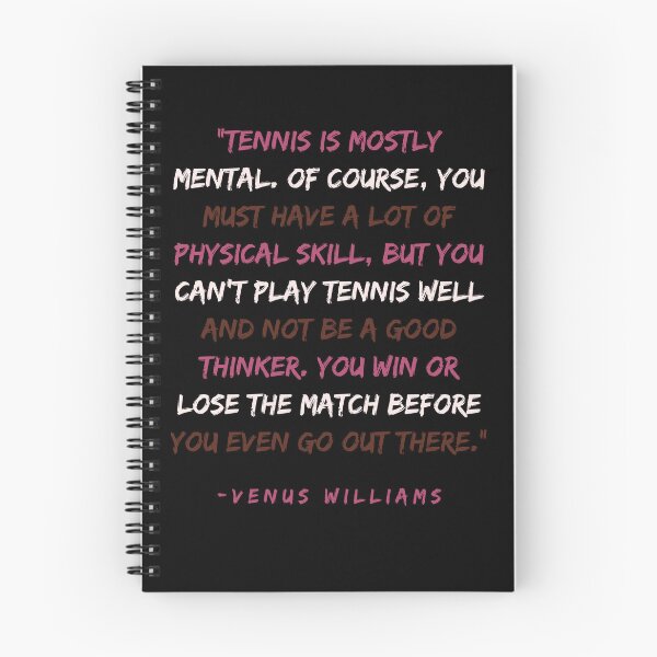Item preview, Venus Williams Quote designed and sold by BBellShop.