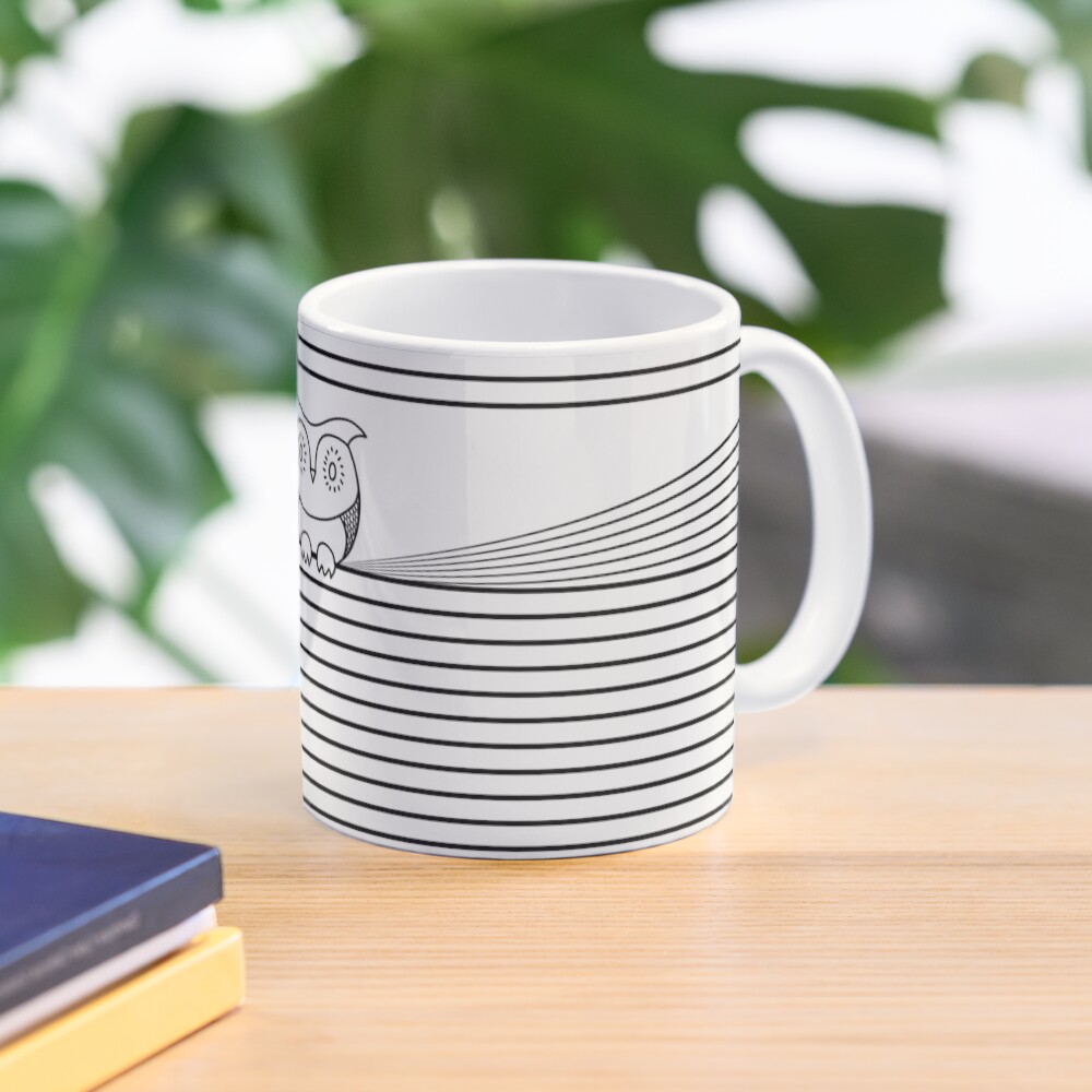 The owl and the stripes Mug