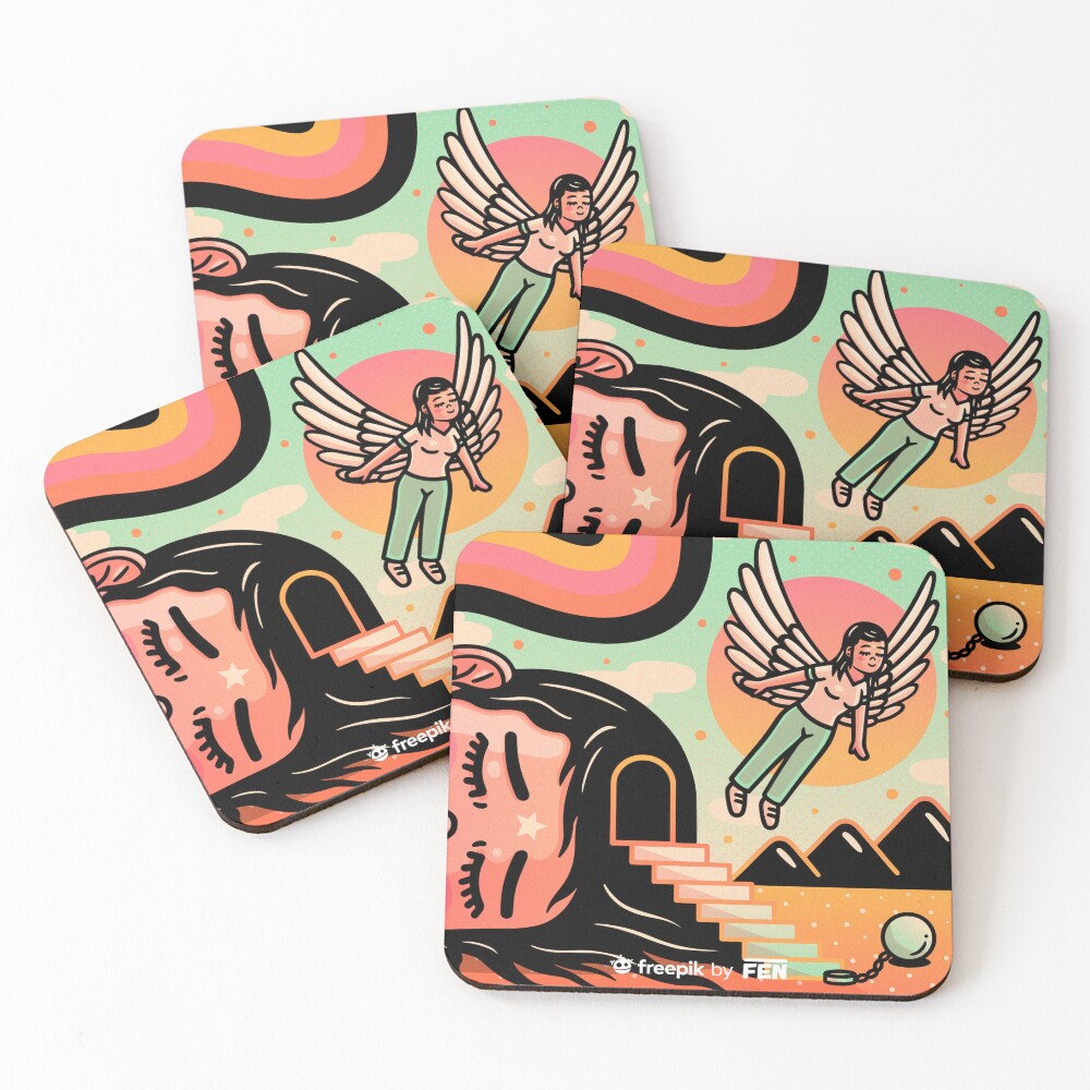 Item preview, Coasters (Set of 4) designed and sold by Baladesi.