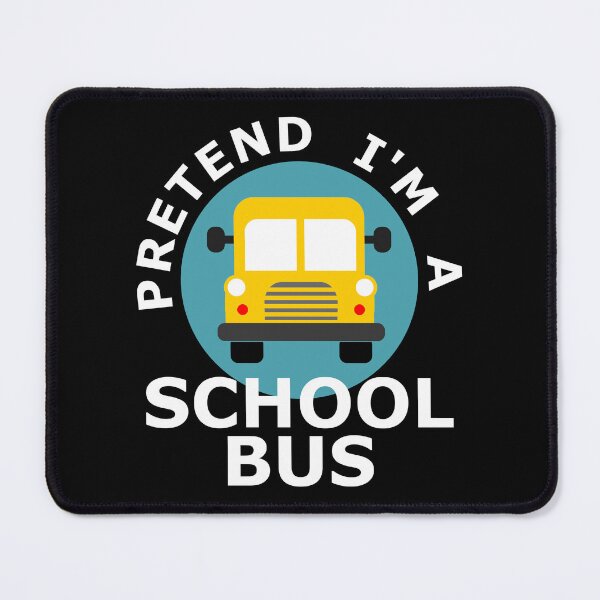 Item preview, Pretend I'm a School bus lazy halloween costume designed and sold by geoji.