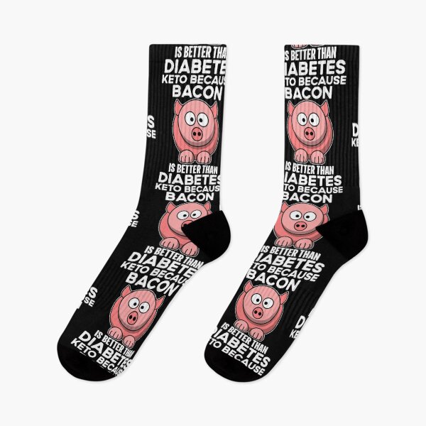 Item preview, Keto Because Bacon Is Better Than Diabets Funny Diets designed and sold by TajfunX.