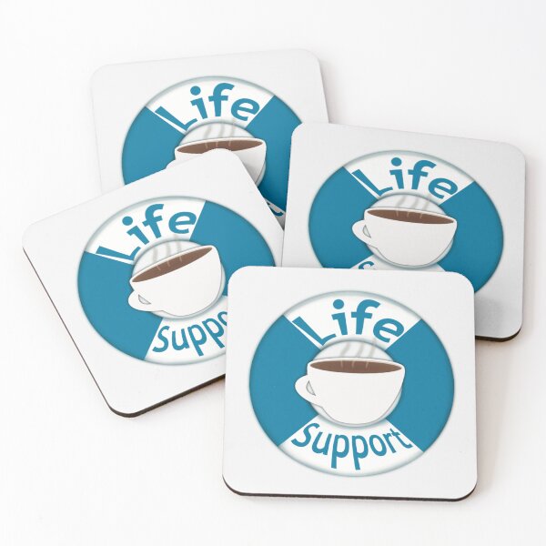 Item preview, Coffee = Life Support designed and sold by LILBlueFish.