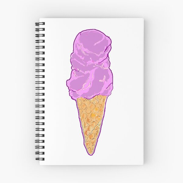 Item preview, Black Raspberry Ice Cream Cone designed and sold by Salt & Keep.