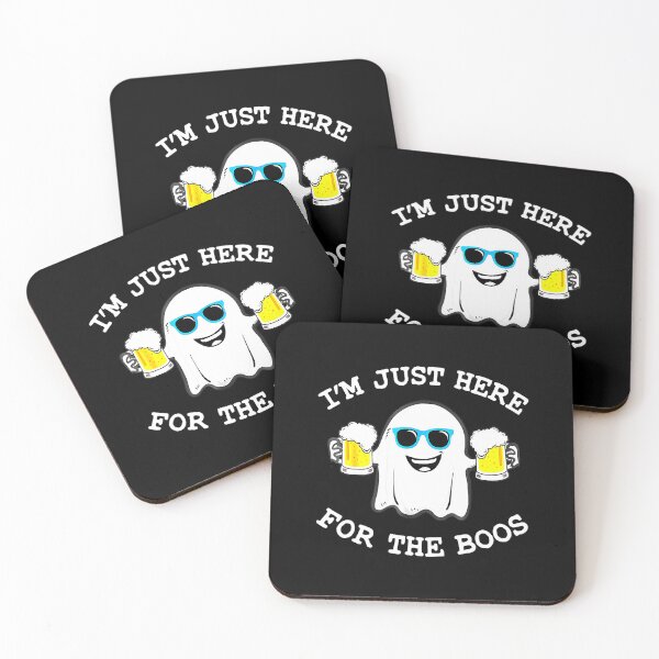 Item preview, I’m Just Here For The Boos Funny Halloween Beer Drinking designed and sold by SpookySeasonTee.